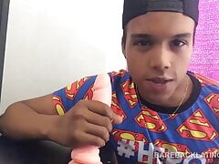Latin Twink Jason Stroking His Cock