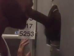 Rock Hard Black Dick Busts at Philadelphia Glory Hole