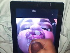 massive cum load on massive lips