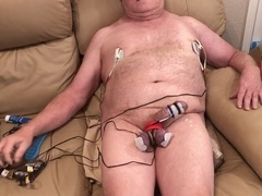 Cock bondage, hand free cum, cumming hard
