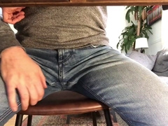 Peed in my trousers lil' by tiny and then jacked off during bland virtual work date