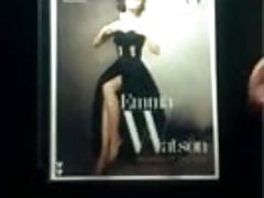 Emma Watson - 2 Cocks Cum All Over Her Tribute