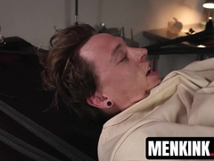 Psycho Cliff Jensen drains Aiden Langstonl with electrified fucking