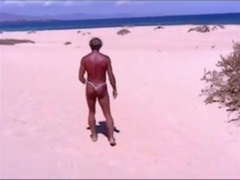 Beach Striptease: Tanned Hunk Bares All 2