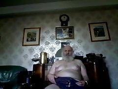 musicman Big bearded grandpa two different cum sessions
