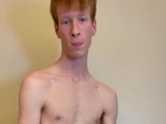 Red-Haired Yells and Ejaculates in Shower