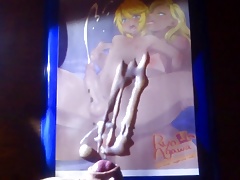 SOP for Futanari & Trap pair with 2 thick cumshots gyaru tan