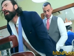 Dani Rivera - Bearded Businessman Miguel Angel Bareback Barber Banging