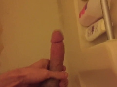 Cum-Shot in the Bathroom