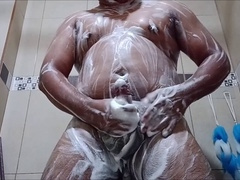 Refreshing bathroom that enlarges my horniness as an erotic masculine