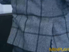 Passionate flip flop fucking on the sofa by detective Donato Reyes and Pol Prince