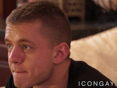 Young homosexual Ian Levine seduced and ass banged lovingly