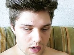 Wanking, cumming, and then rubbing glans