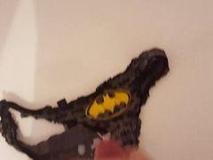 Dirty panties batman full of cum