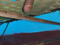 Desi boy fuck bed masturbeting big black Dick cumshot