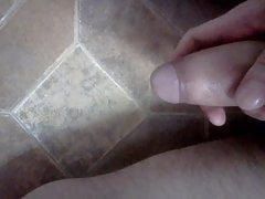 Cumming on the floor