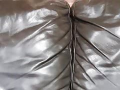 Sissy husband Wearing wife's lingerie