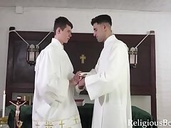 The Holy Union Between Priest And Altar Boy
