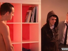 Torrid twunks roll flop and spunk licking