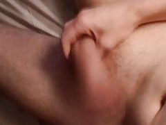 Mate jerks my cock