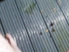 Passing on my feet on my deck