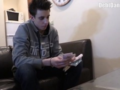 TWINKPOP - Unexpected pleasure for a young guy when collecting money