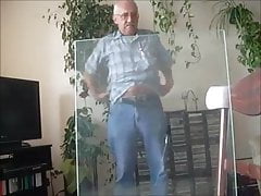 Cum on glass
