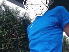 Holding piss completes in thick flow of steaming pee. Pee with hardon. Lattenpiss