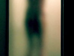 Taking a shower