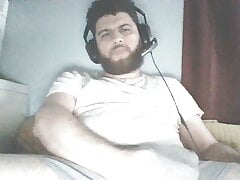 Boy Bear Cub plays with his cock