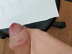 My fat wet dick before cumming