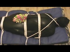 Slave in the neprene bodybag