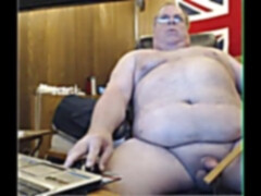 grandpa have fun on webcam