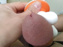 Bulgarian Gay soft cock cumshot
