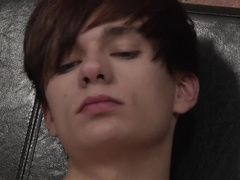 Super-Cute lad Jaye Elektra smacks his swell implement solo