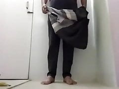 Indian slave inserts banana in anus and jerks off