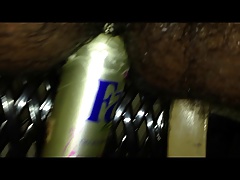 Huge bottle deep in my ass 2