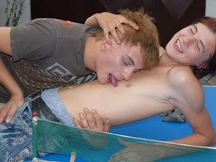 Effeminate hottie is going to get that shaved ass GAPED