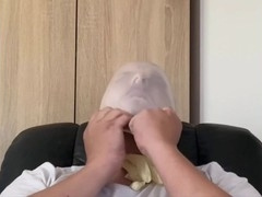 Latex Glove Breathplay Scene