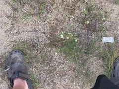 Solo Masculine Outdoor Peeing Compilation