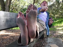 Richard Lennox Lets You Experience Foot Fetish In The Park