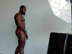 Male model nude photo shoot