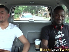 Interracial young stud Boned by a Black guy's meaty rod