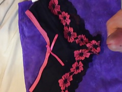 cumon black nice panties