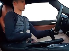 Stroking & Licking in the car
