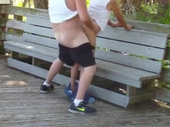 Gordito se la mete a abuelo en publico 8