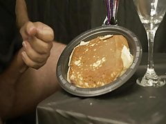 blowing a huge load on your pancakes