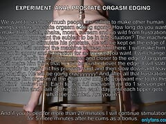 YOU CHOOSE HIS TORMENT - EXPERIMENT ANAL PROSTATE ORGASM EDGING