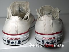 My Sister's Shoes: Converse White (worn!)