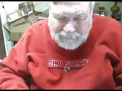 grandpa stroke on webcam